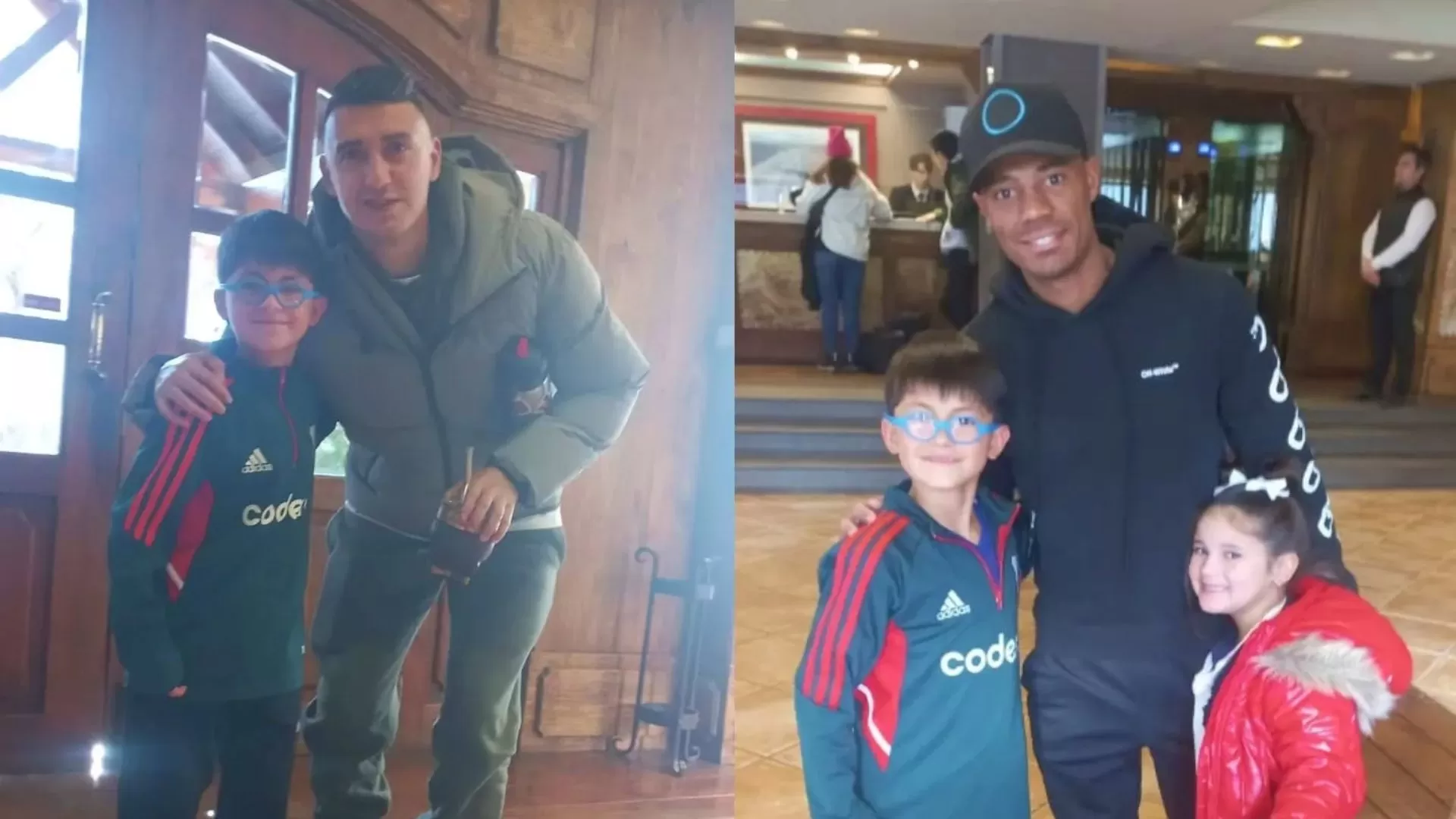 Después de la victoria vs. Inter: dos jugadores de River visitaron El Calafate