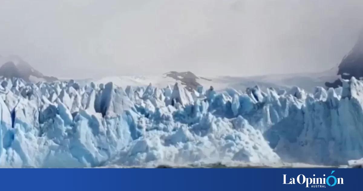 Video: espectacular derrumbe y desprendimiento de base en el glaciar ...