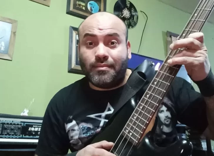Despedirán los restos de Diego Vargas, el bajista que murió tras cumplir el sueño de tocar en la Fiesta del Lago