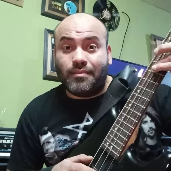 Despedirán los restos de Diego Vargas, el bajista que murió tras cumplir el sueño de tocar en la Fiesta del Lago