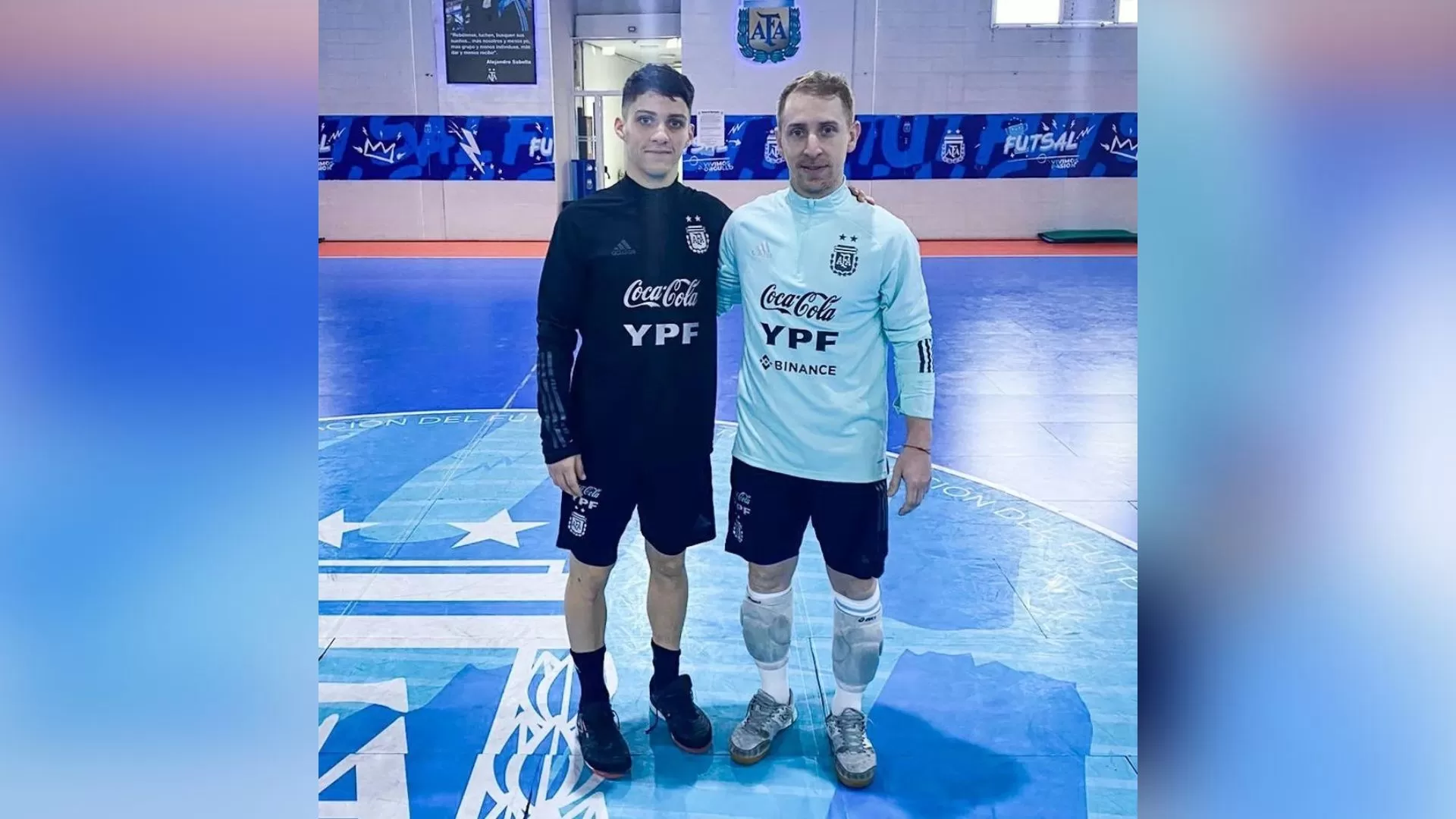 El futbolista de Río Gallegos Juan Bautista Brasesco entrenó por primera vez con la Selección Argentina de FutSal
