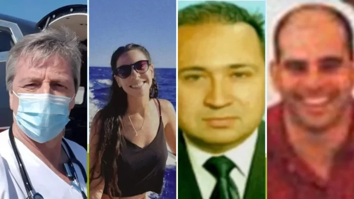 Quienes son las víctimas fatales del avión que se estrelló en Río Grande 