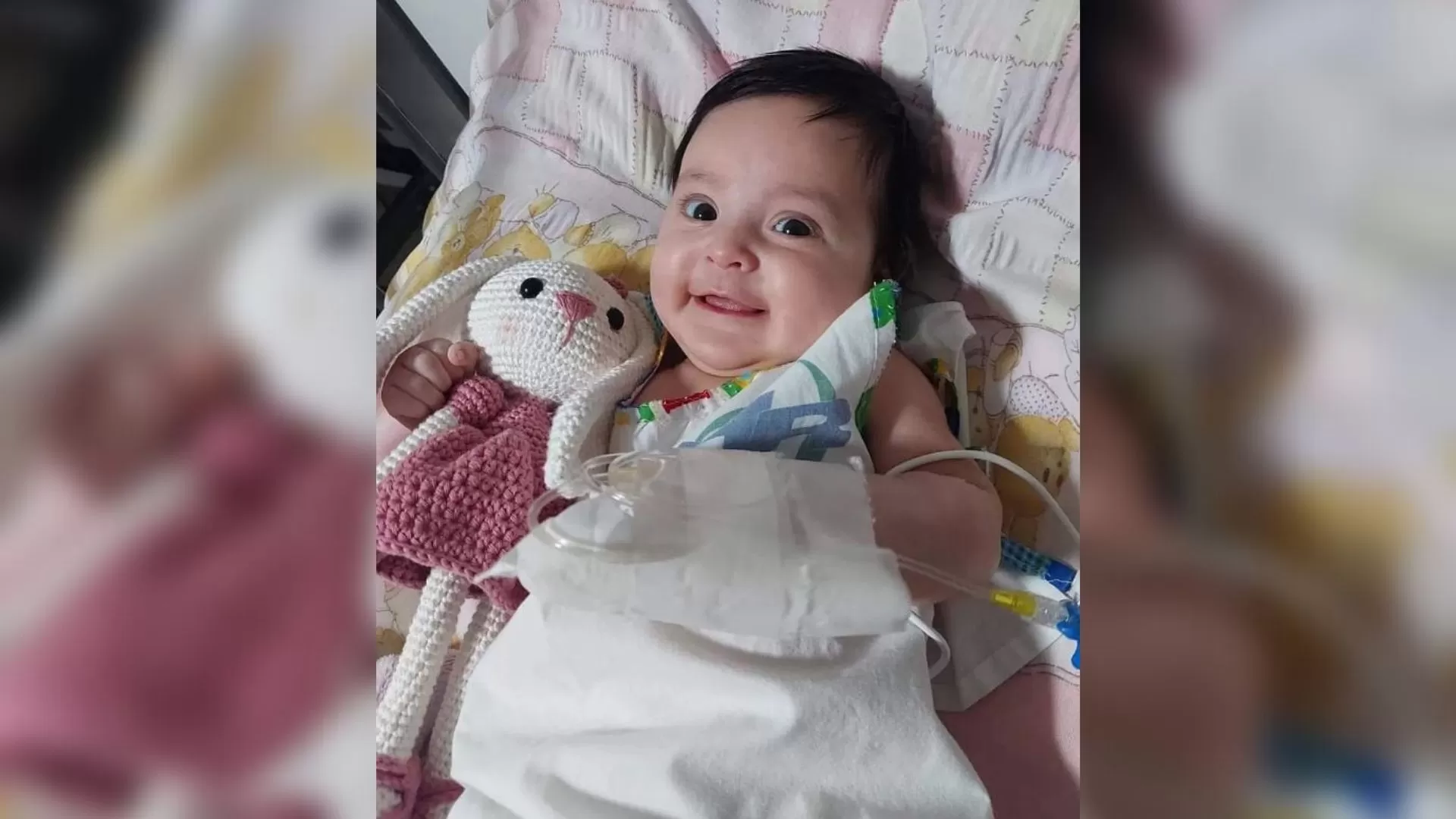 Piden ayuda para Mía, una beba de 4 meses que sufre atrofia cerebral y debe ser derivada a Buenos Aires