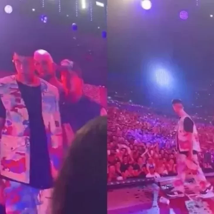 Video. La reacción de Duki en Vélez cuando lo agredieron con un vaso de agua Video. La reacción de Duki en Vélez cuando lo agredieron con un vaso de agua