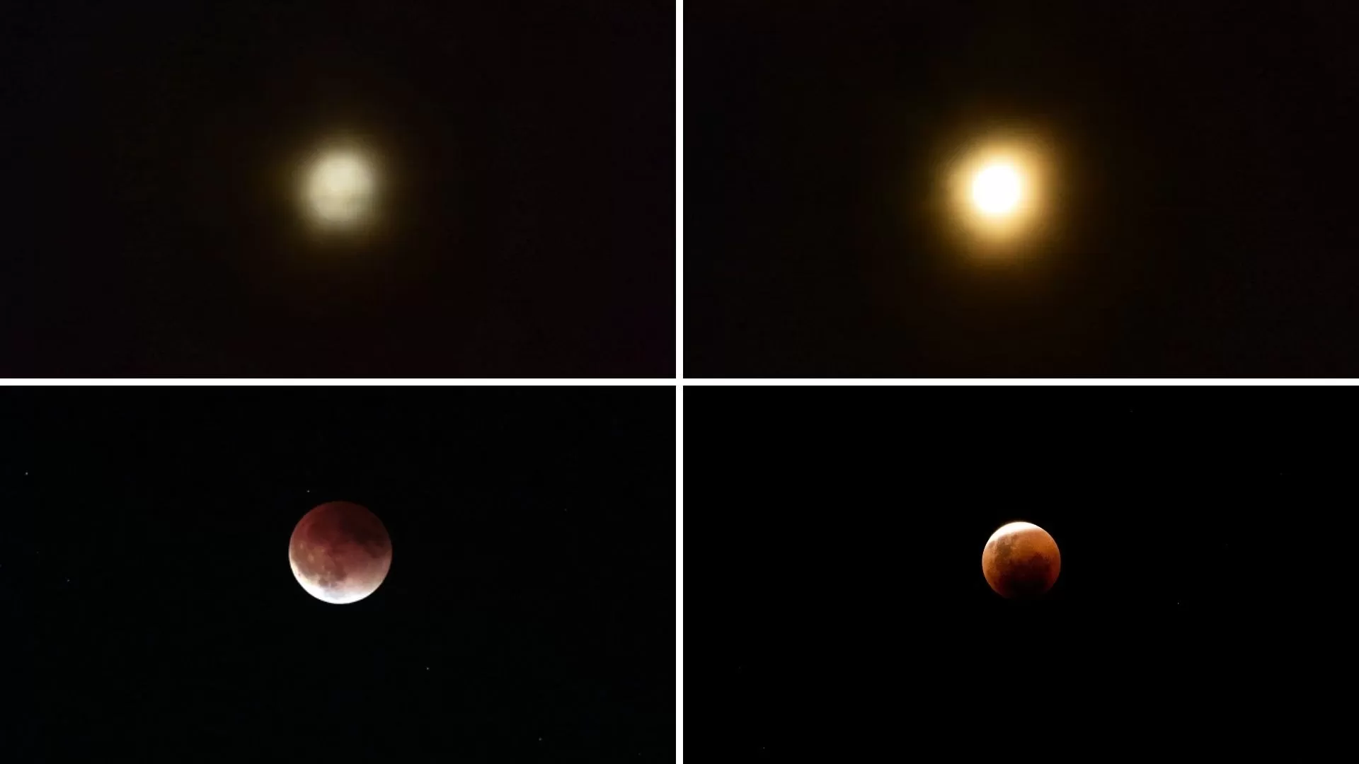 Así se vio el eclipse lunar total en Río Gallegos y otras partes del mundo