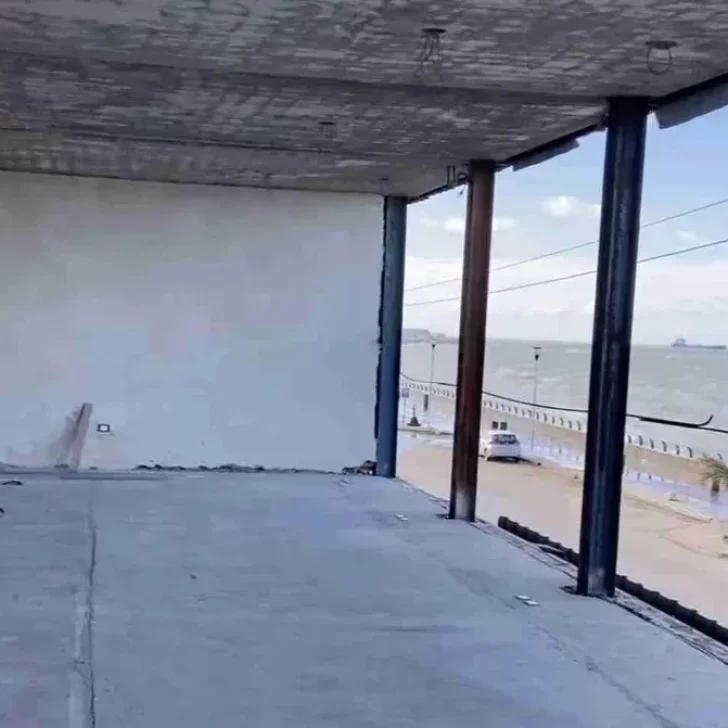 Gimnasia de Comodoro avanza con las obras de su nuevo edificio deportivo con tres pisos para utilizar