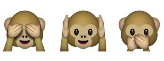 ¿Qué significa el emoji de los 3 monitos de WhatsApp?
