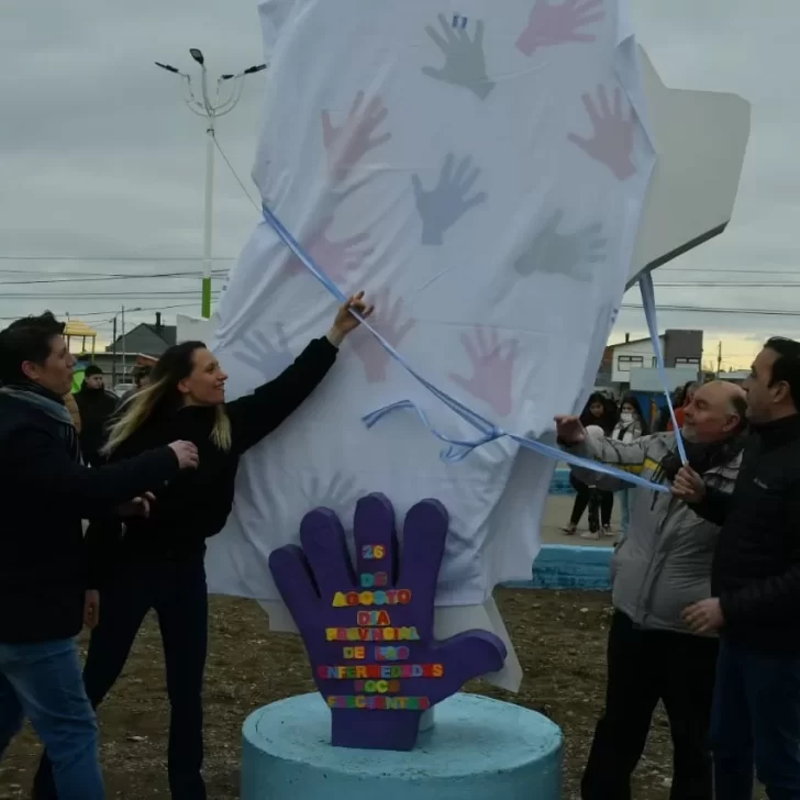 Inauguraron el monumento a las enfermedades poco frecuentes: “Es un símbolo de lucha”