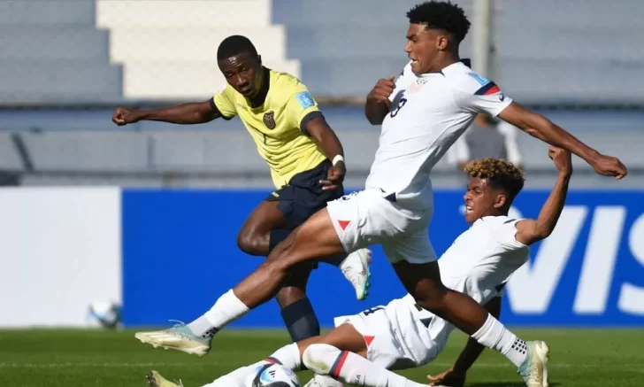 Mundial Sub 20: Estados Unidos ganó con un gol agónico a Ecuador en el debut del Grupo B