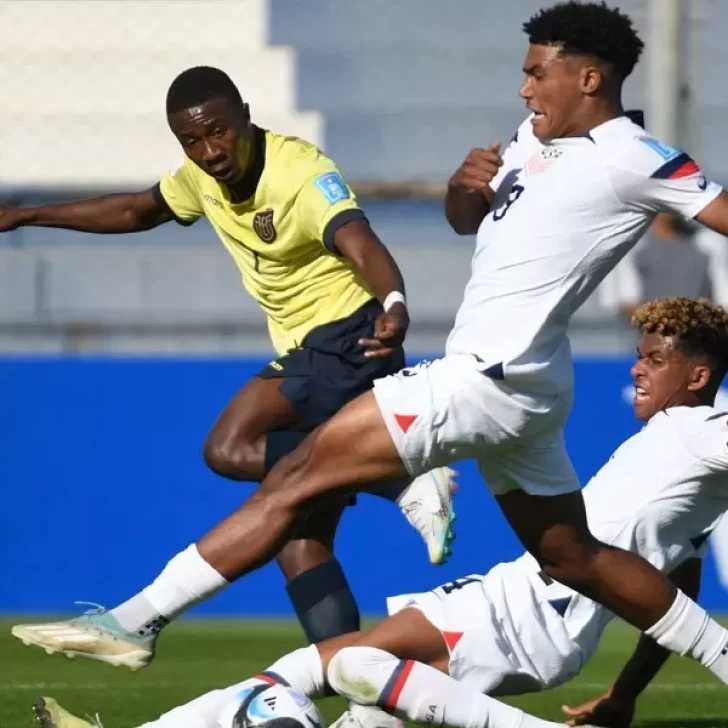 Mundial Sub 20: Estados Unidos ganó con un gol agónico a Ecuador en el debut del Grupo B