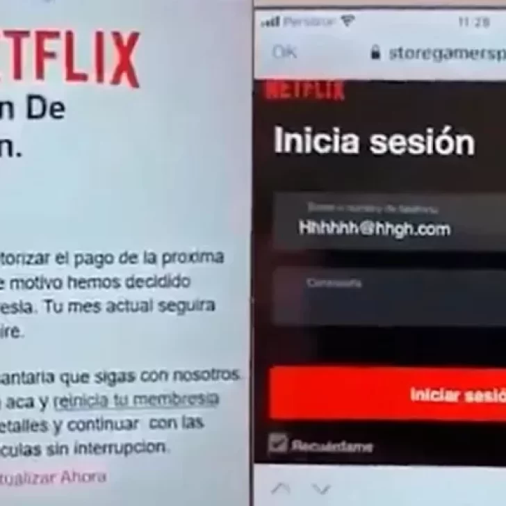 Estafa digital con Netflix: avisan que la cuenta fue suspendida y roban los datos de tu tarjeta