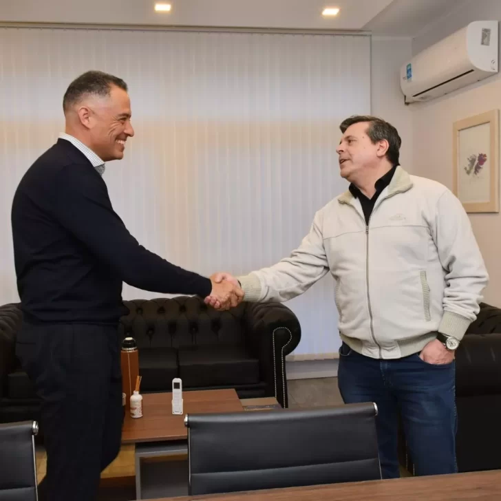 Eugenio Quiroga recibió a Fabián Leguizamón y manifestaron su compromiso con el bienestar de Santa Cruz