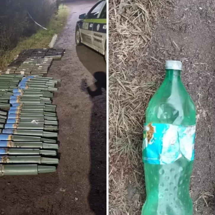 Encontraron un arsenal de explosivos militares en un camping