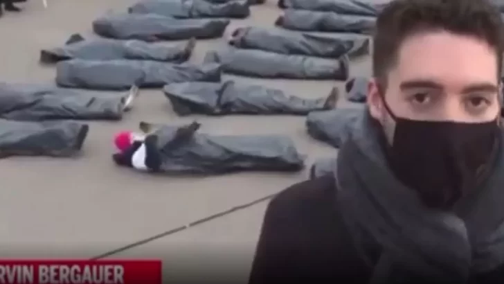 Video viral muestra falsos cadáveres en la guerra Rusia-Ucrania, pero se trata de una “fake news”