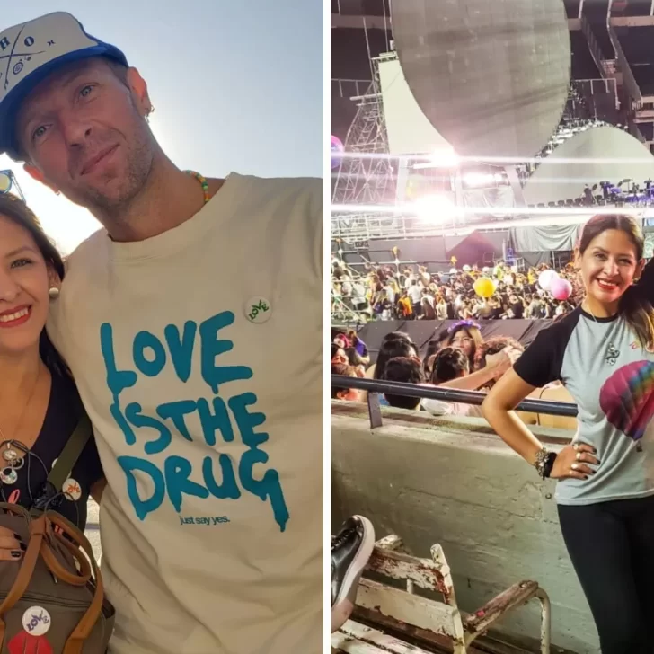 Chris Martin le regaló la entrada a una fan de Coldplay que viajó desde Salta Chris Martin le regaló la entrada a una fan de Coldplay que viajó desde Salta
