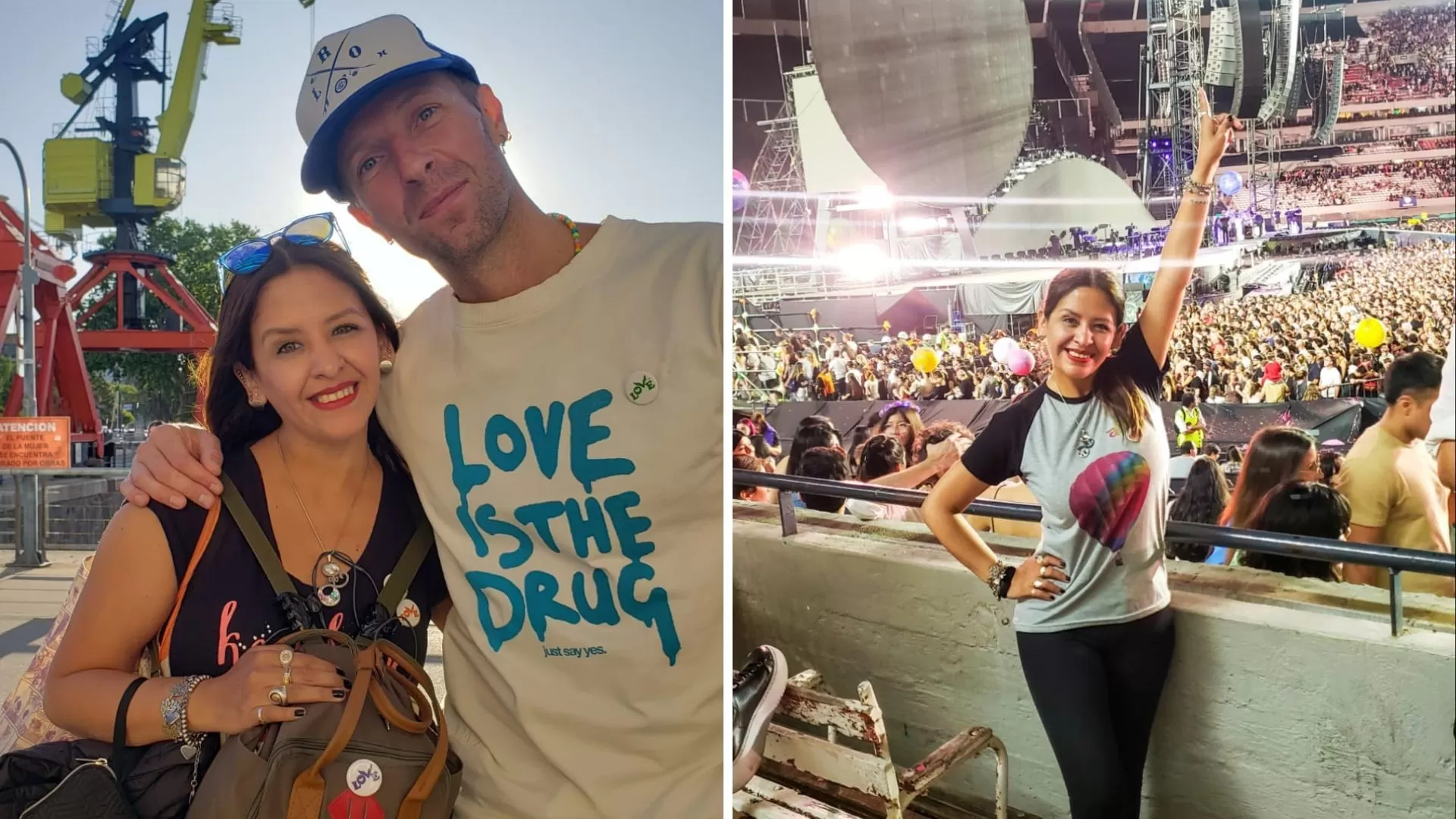 Chris Martin le regaló la entrada a una fan de Coldplay que viajó desde Salta Chris Martin le regaló la entrada a una fan de Coldplay que viajó desde Salta