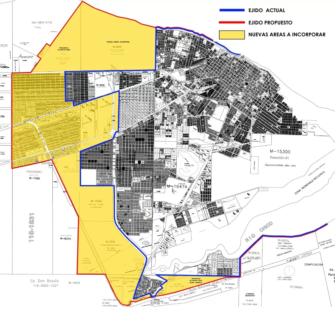 Los vecinos del barrio “Parque Forestal” se oponen a ser parte del ejido urbano