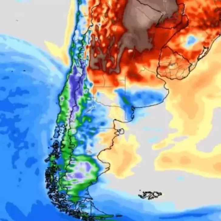 40 grados, nieve y granizo: ¿Cómo será el extraño fenómeno que afectará a la Argentina en los próximos días? 40 grados, nieve y granizo: ¿Cómo será el extraño fenómeno que afectará a la Argentina en los próximos días?