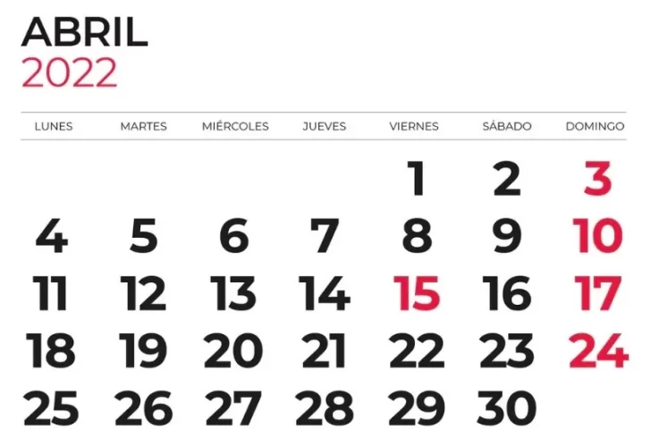 Semana Santa 2022: ¿cuáles son los días no laborables?