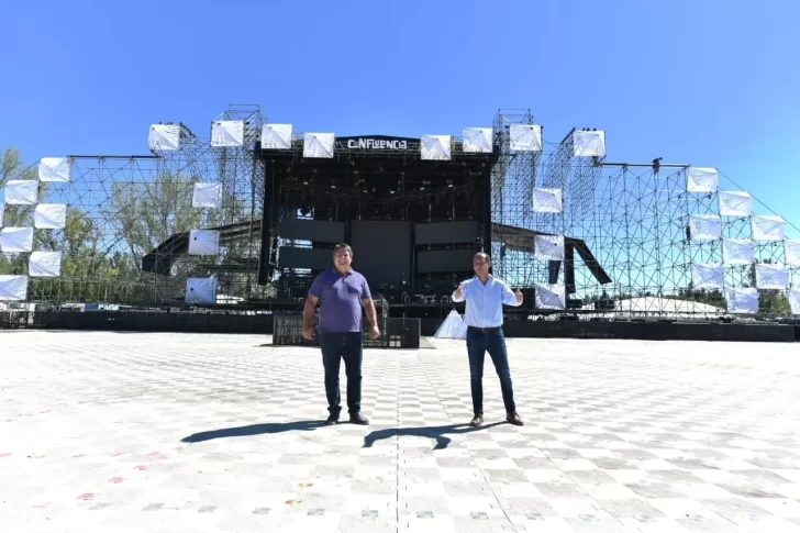 Arranca la Fiesta de la Confluencia en Neuquén, con el “mejor escenario de la Argentina”