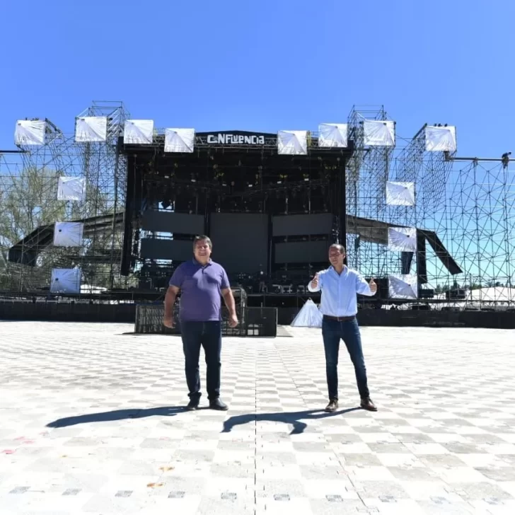 Arranca la Fiesta de la Confluencia en Neuquén, con el “mejor escenario de la Argentina”