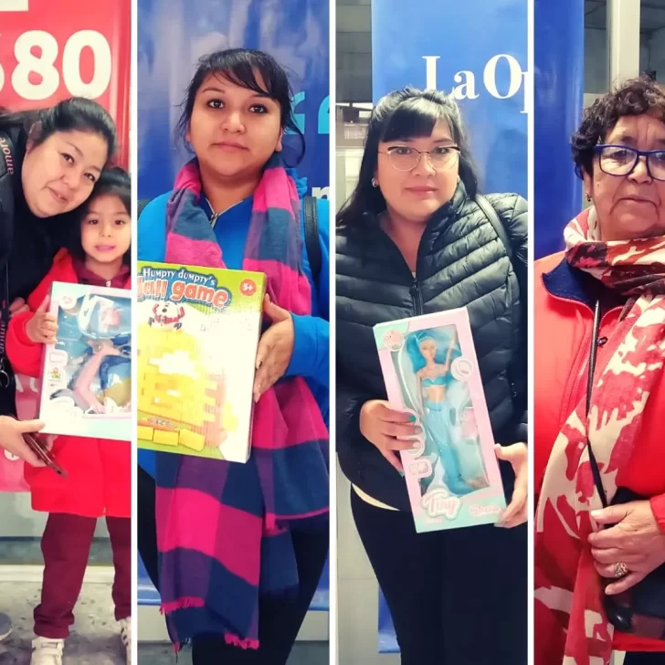 Los felices ganadores del sorteo por el Día de la Niñez del Grupo La Opinión Austral