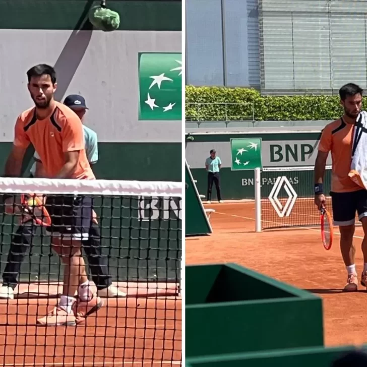 Histórica victoria de Genaro Olivieri en Roland Garros en su debut absoluto en un grand slam Histórica victoria de Genaro Olivieri en Roland Garros en su debut absoluto en un grand slam