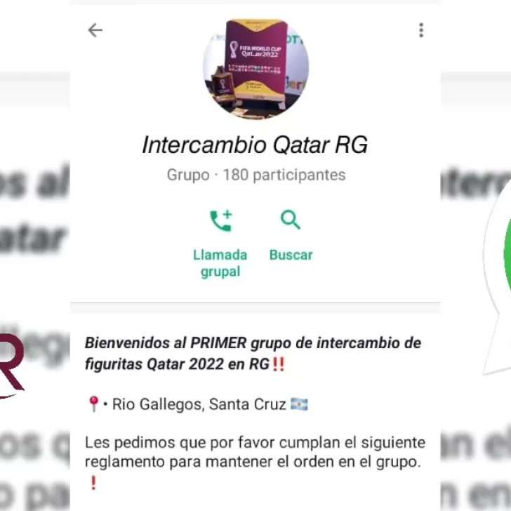 Ya hay grupos de WhatsApp para intecambio de figuritas del álbum de Qatar 2022 en Río Gallegos