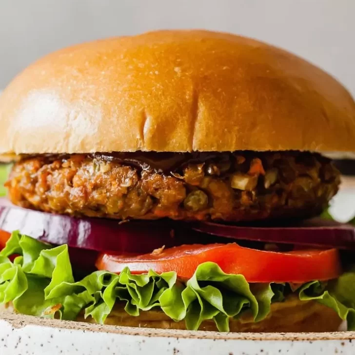 Hamburguesa de lentejas: una receta muy fácil para comer rico y sano