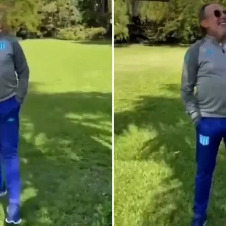 “Hermosa mañana, ¿verdad?”: la cargada de Guillermo Francella tras el triunfo de Racing a Independiente