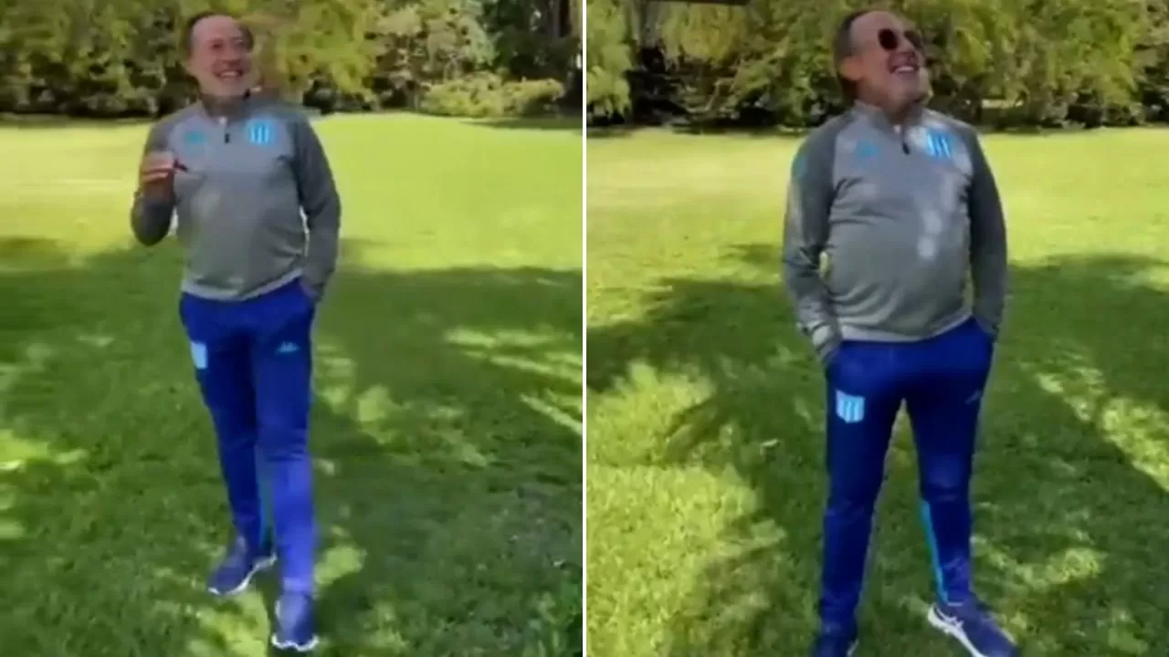 “Hermosa mañana, ¿verdad?”: la cargada de Guillermo Francella tras el triunfo de Racing a Independiente