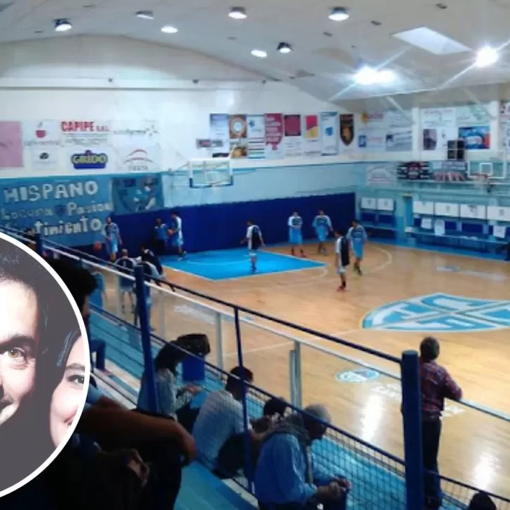 Un empleado de Servicios Públicos cayó del techo de la cancha de Hispano y está internado en terapia intensiva