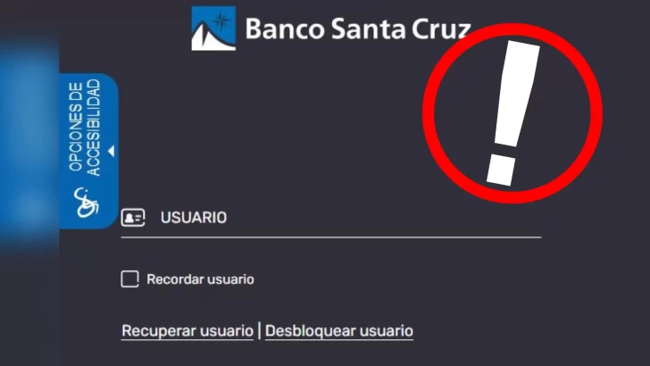Alerta por sitio web falso de homebanking del Banco Santa Cruz: cómo identificarlo