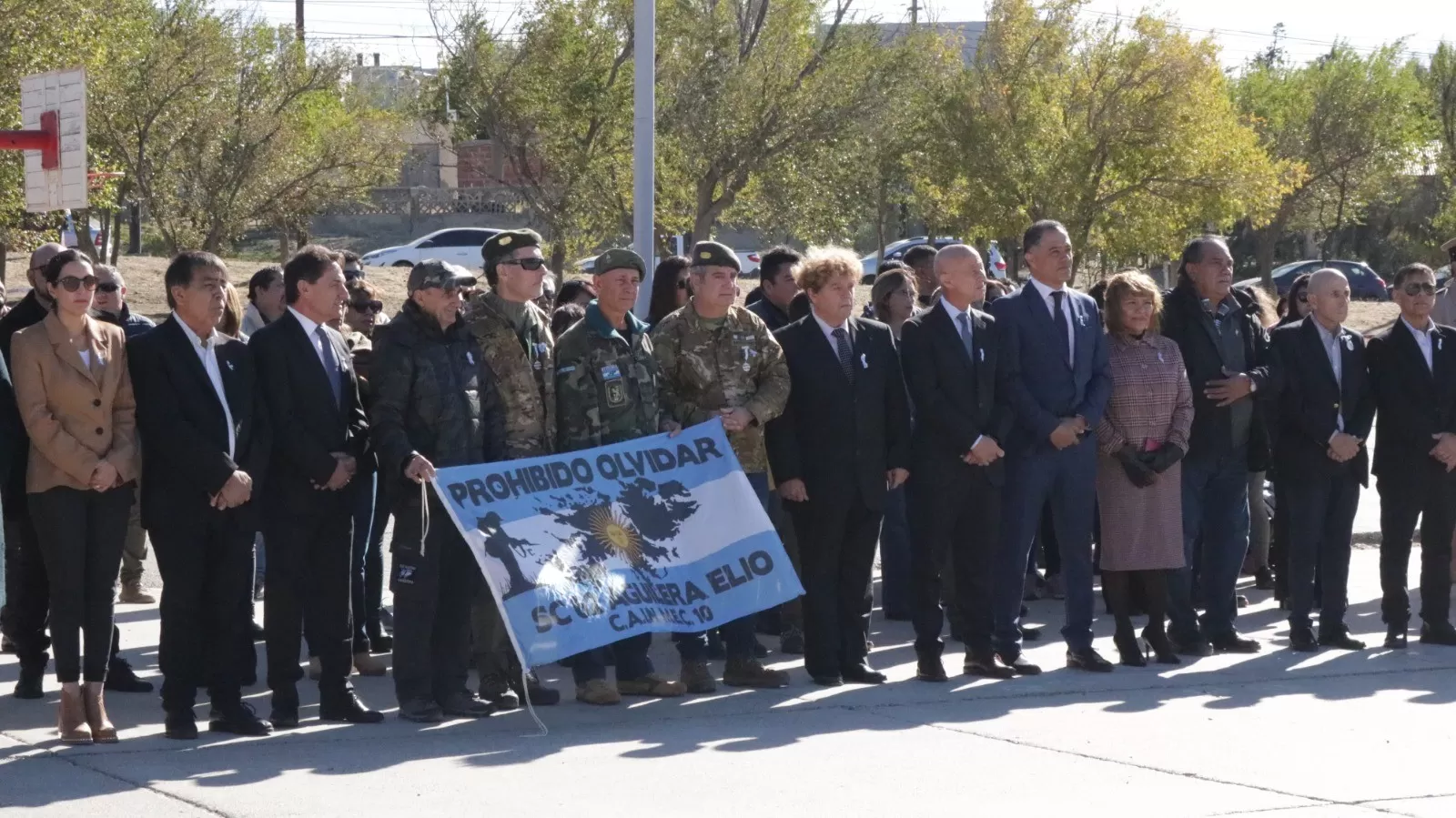 Los Pibes de Malvinas, en un mural de Valle Viejo