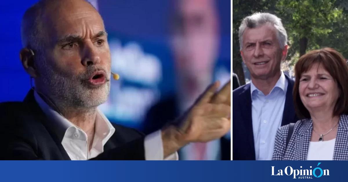 Horacio Rodríguez Larreta: “El Modelo De Patricia Bullrich Es Como El ...