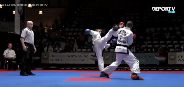 Hugo Reinoso salió campeón en el Mundial de Taekwondo en Países Bajos: Comodoro Rivadavia en la cima