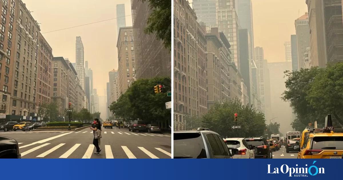 Nueva York permanece cubierta de humo y bajo alerta por la calidad del ...