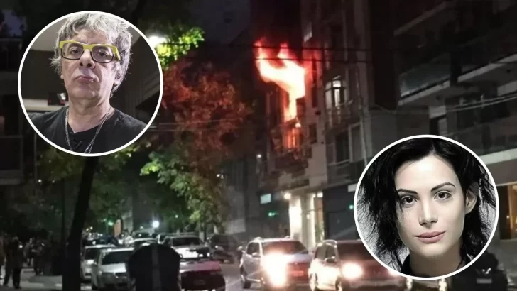 Hubo un trágico incendio en el edificio de Felipe Pettinato y Juanse asistió a socorrer a la gente