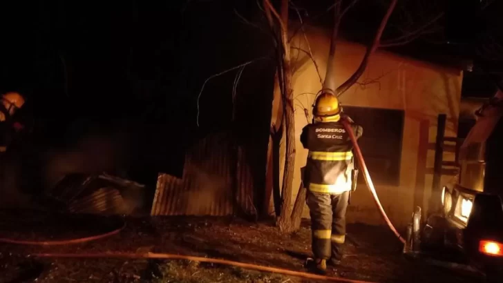 Incendio en la Estancia Margarita: un puesto fue consumido por las llamas