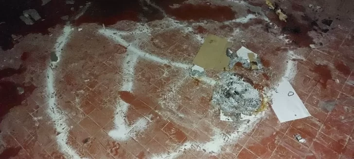 Macumba: se incendió el edificio de la ex Telefónica y aseguran que fue por un ritual satánico