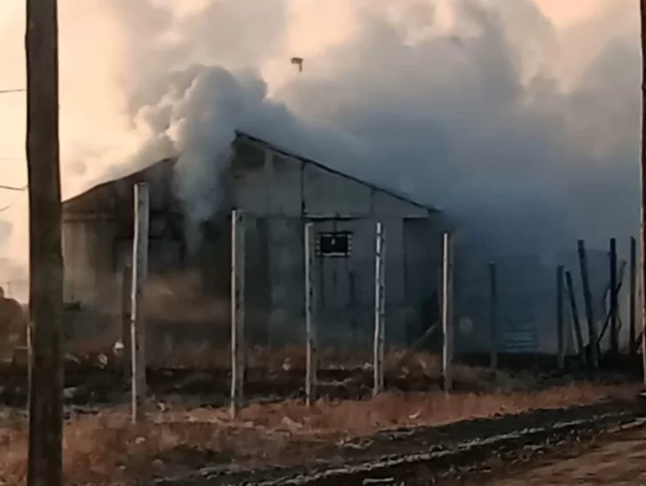 Un incendio afectó una vivienda de Río Gallegos