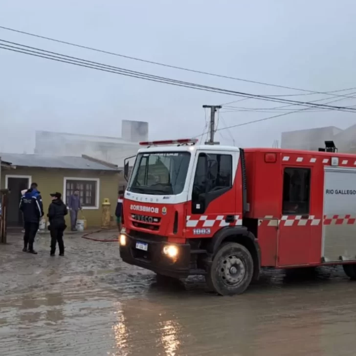 Se produjo un incendio en una vivienda de Barrio Belgrano