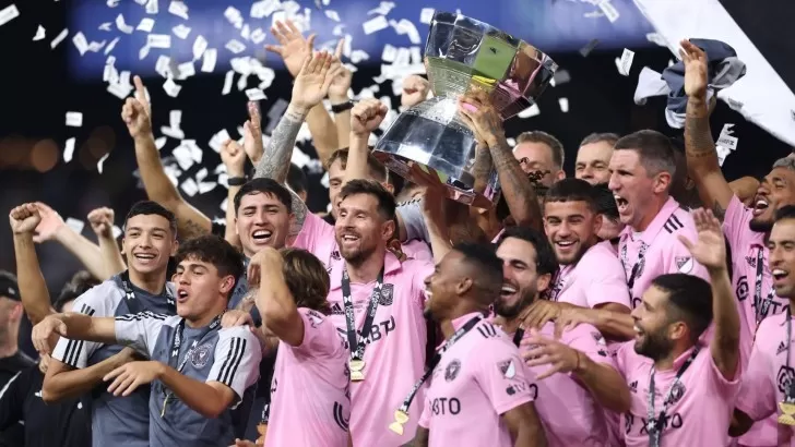 Inter Miami consiguió el primer título de su historia de la mano de Lionel Messi