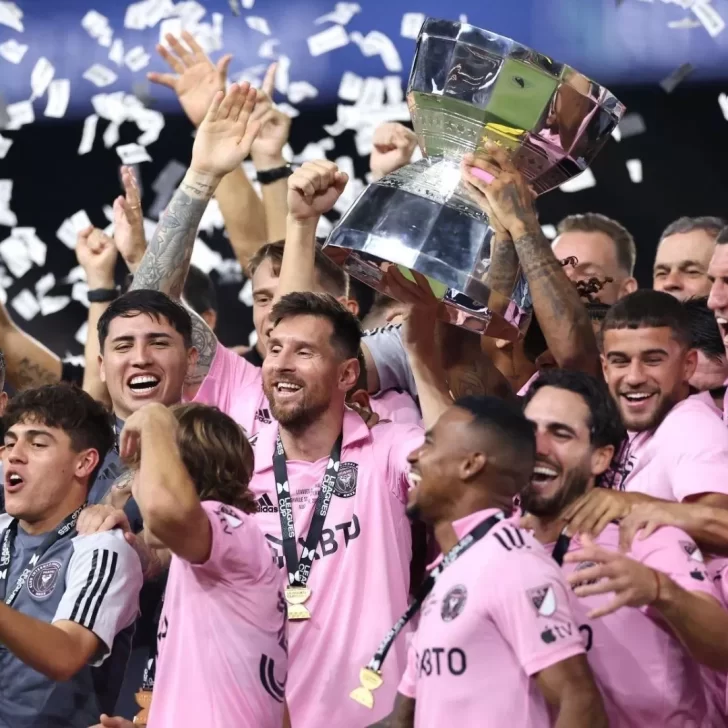 Inter Miami consiguió el primer título de su historia de la mano de Lionel Messi