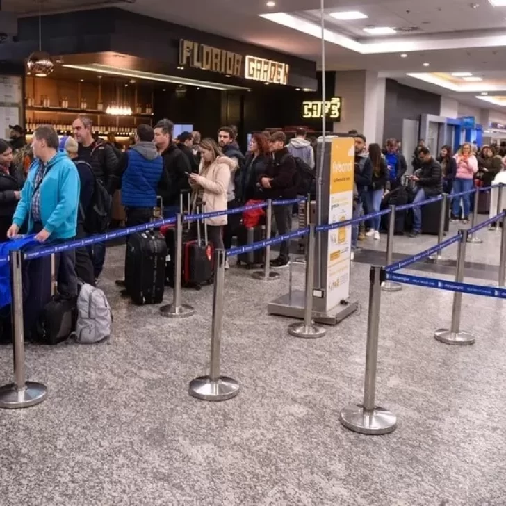 Se levantó la medida de fuerza en Aeroparque y se normalizan los vuelos