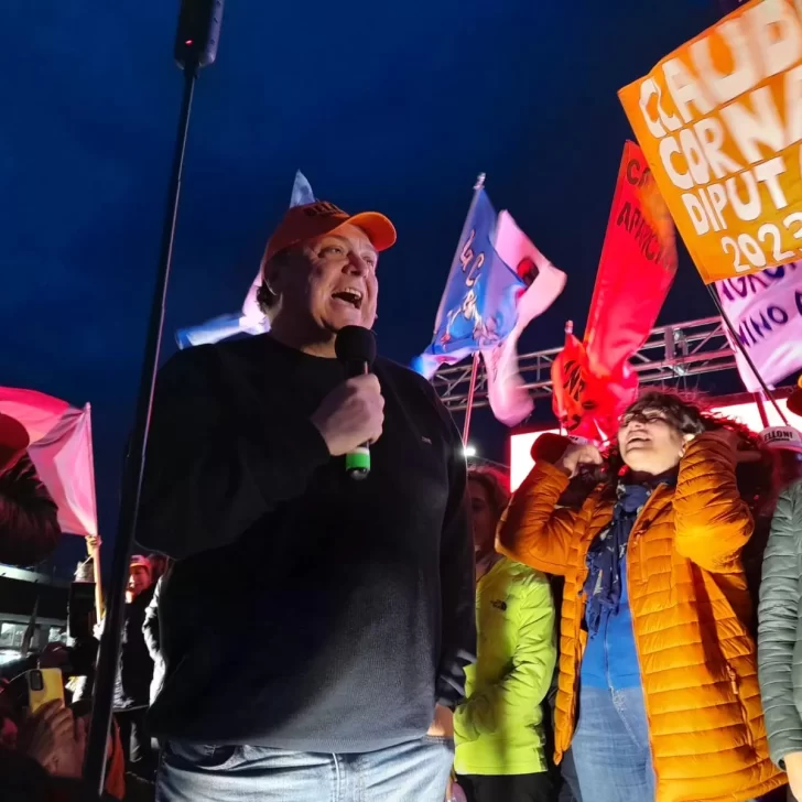 Javier Belloni en el primer cierre de campaña desde Caleta Olivia: “Vamos a garantizar el trabajo de los santacruceños”