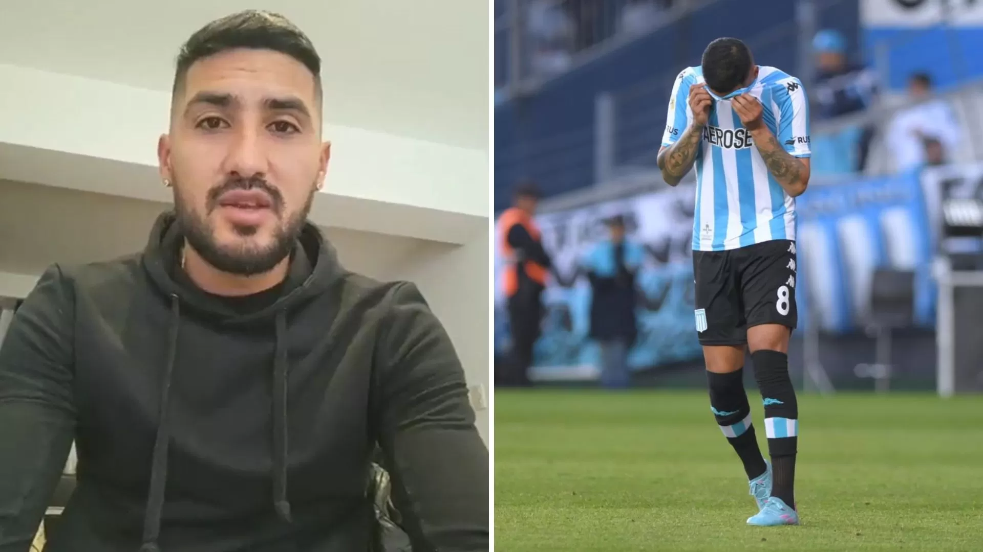 Jonathan Galván y un video que enfureció a los hinchas de Racing: “Vamos Boca”