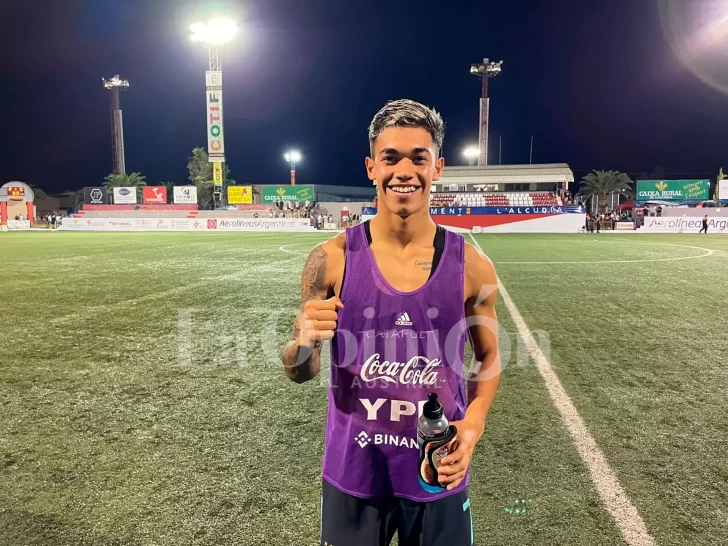 Juan Gauto anotó su primer gol con la Selección Argentina Sub 20 para la victoria ante Valencia