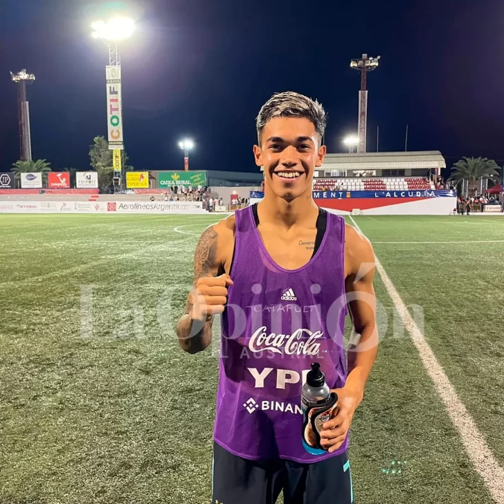 Juan Gauto anotó su primer gol con la Selección Argentina Sub 20 para la victoria ante Valencia
