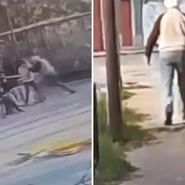 Video. Chicos jugaban al “ring raje” y un jubilado los atacó con un cuchillo